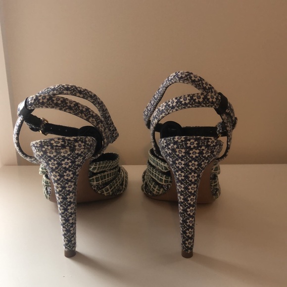 Tory Burch mixed print High heel Sandal - Picture 4 of 5